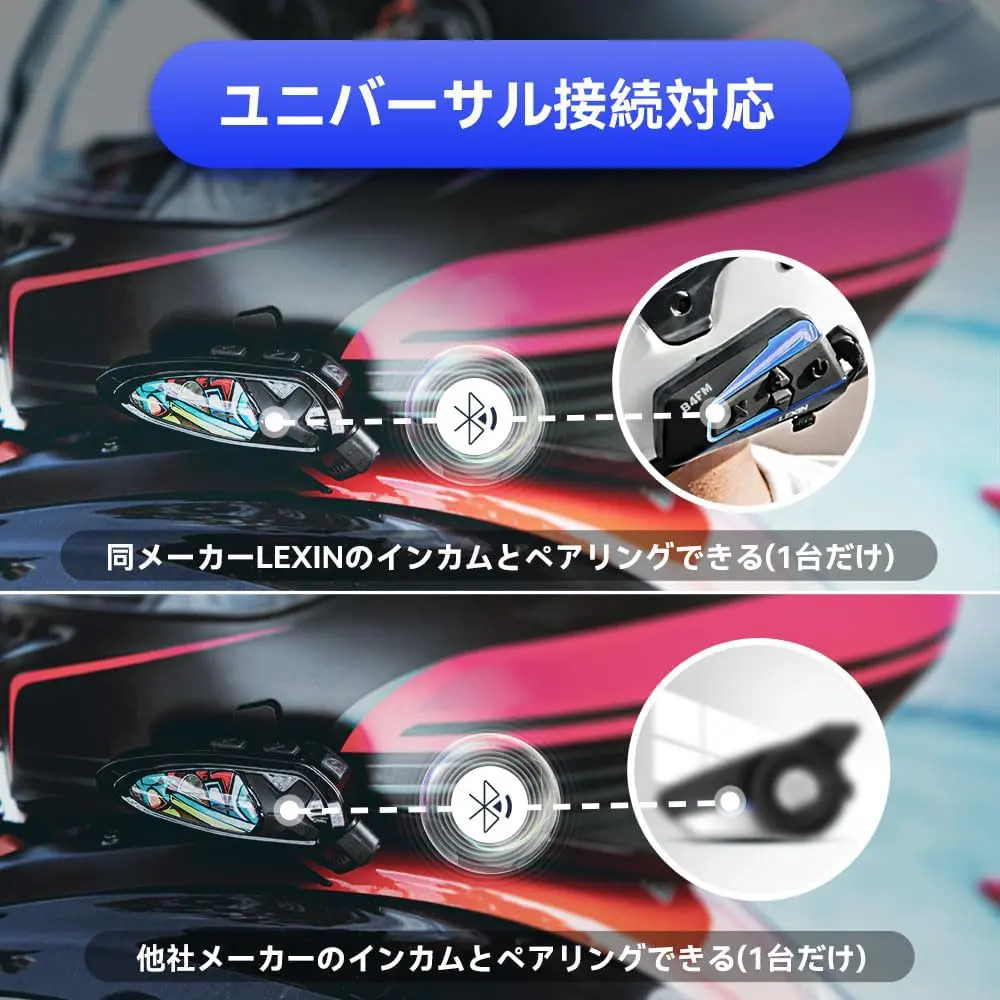 バイク用 Bluetoothインカム LEXIN GTX | 正規輸入発売元モータリスト